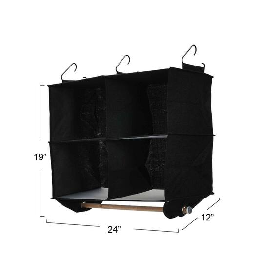 Household Essentials 19" 4-Pocket Wide Organizer